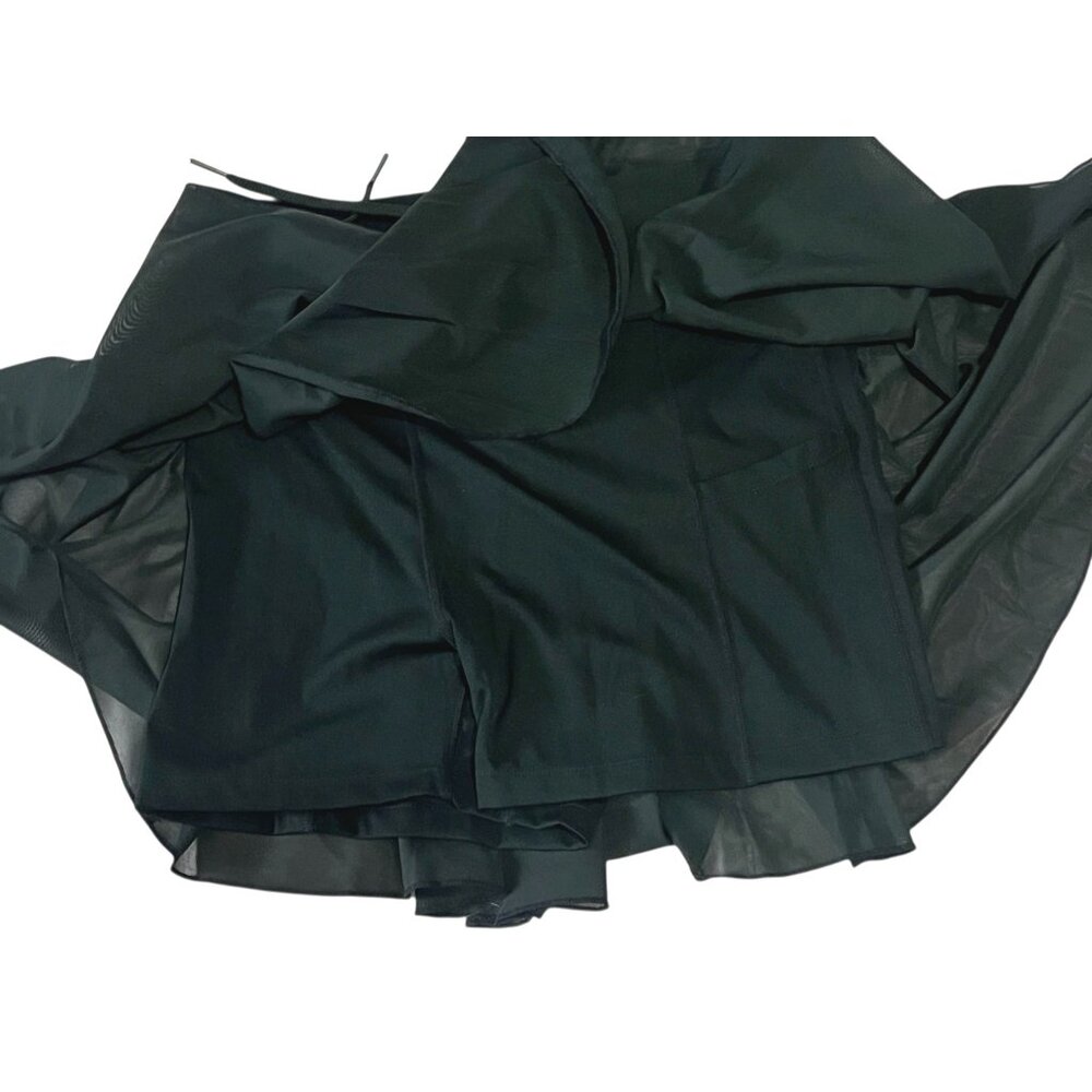 Halara Drawstring Contrast Mesh 2-in-1 Skirt Sz M… - image 8